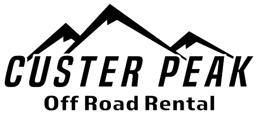 Custer Peak Off Road Rental Logo - black version